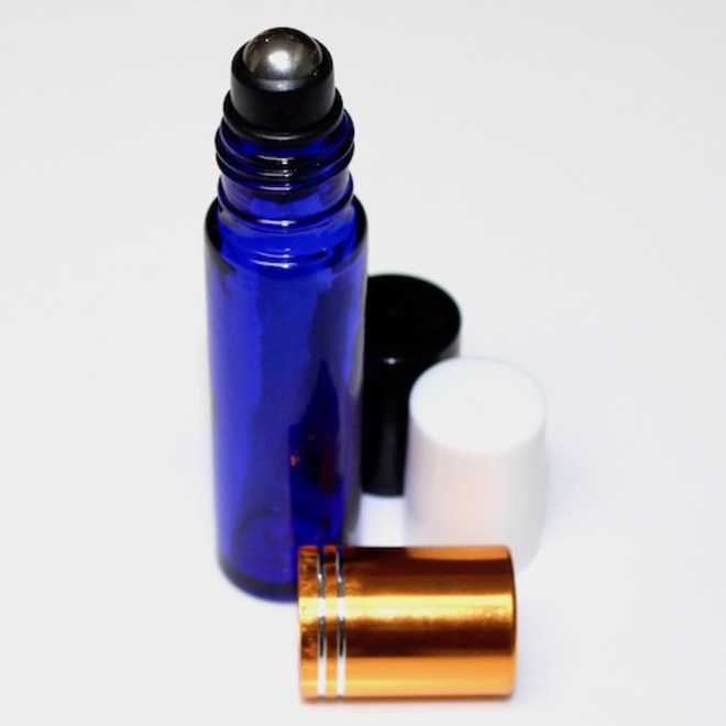 Blue glass roll-on: 10ml image 0